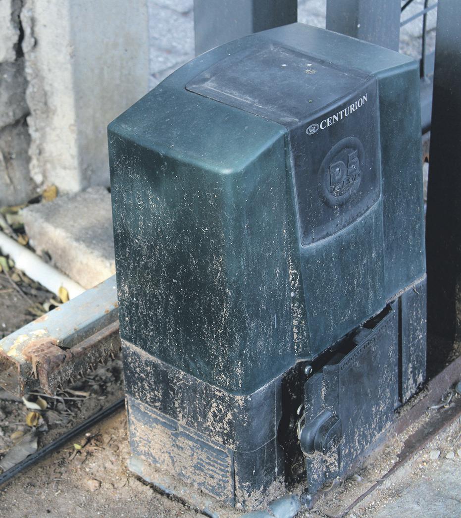 Gate motor theft on the rise in city