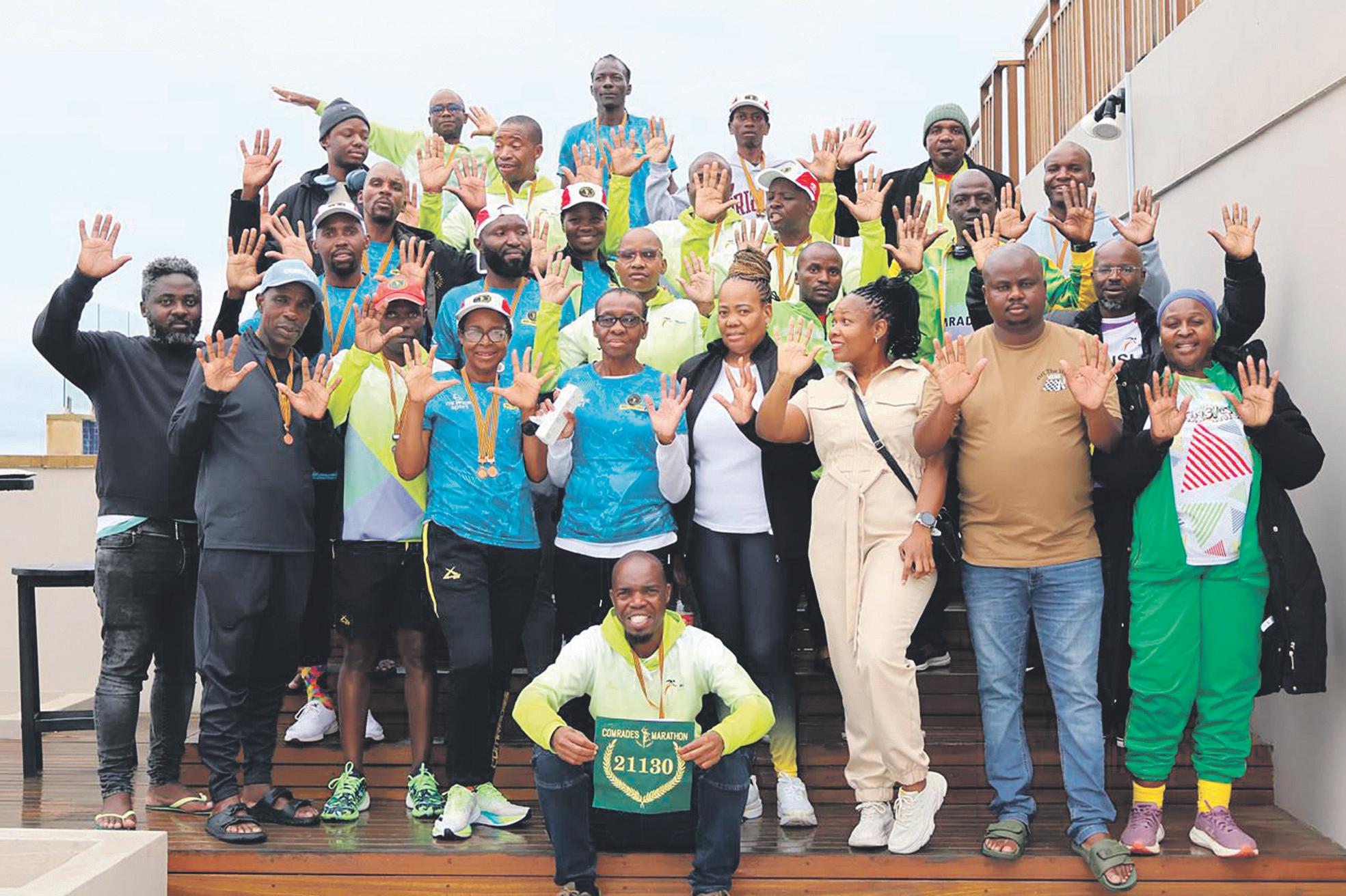 Mzansi AC celebrates Comrades grit, glory