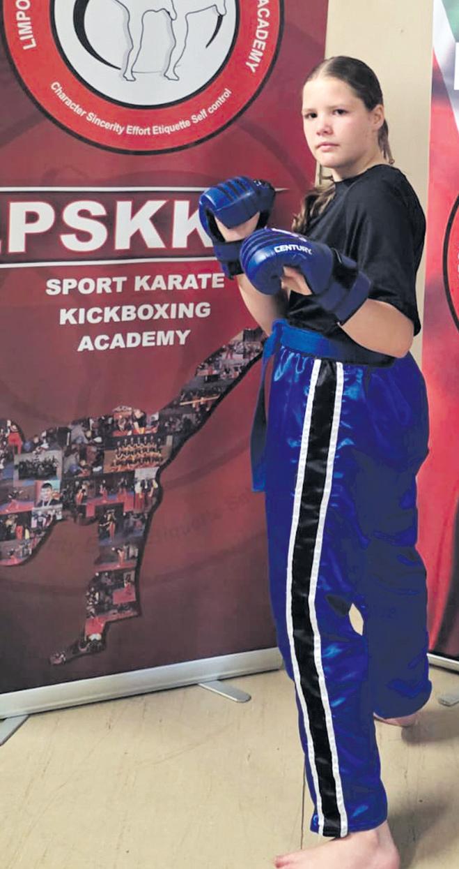 Young kickboxer packs power, perseverance