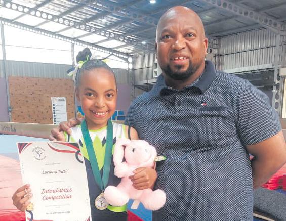 Young gymnast shines on mat