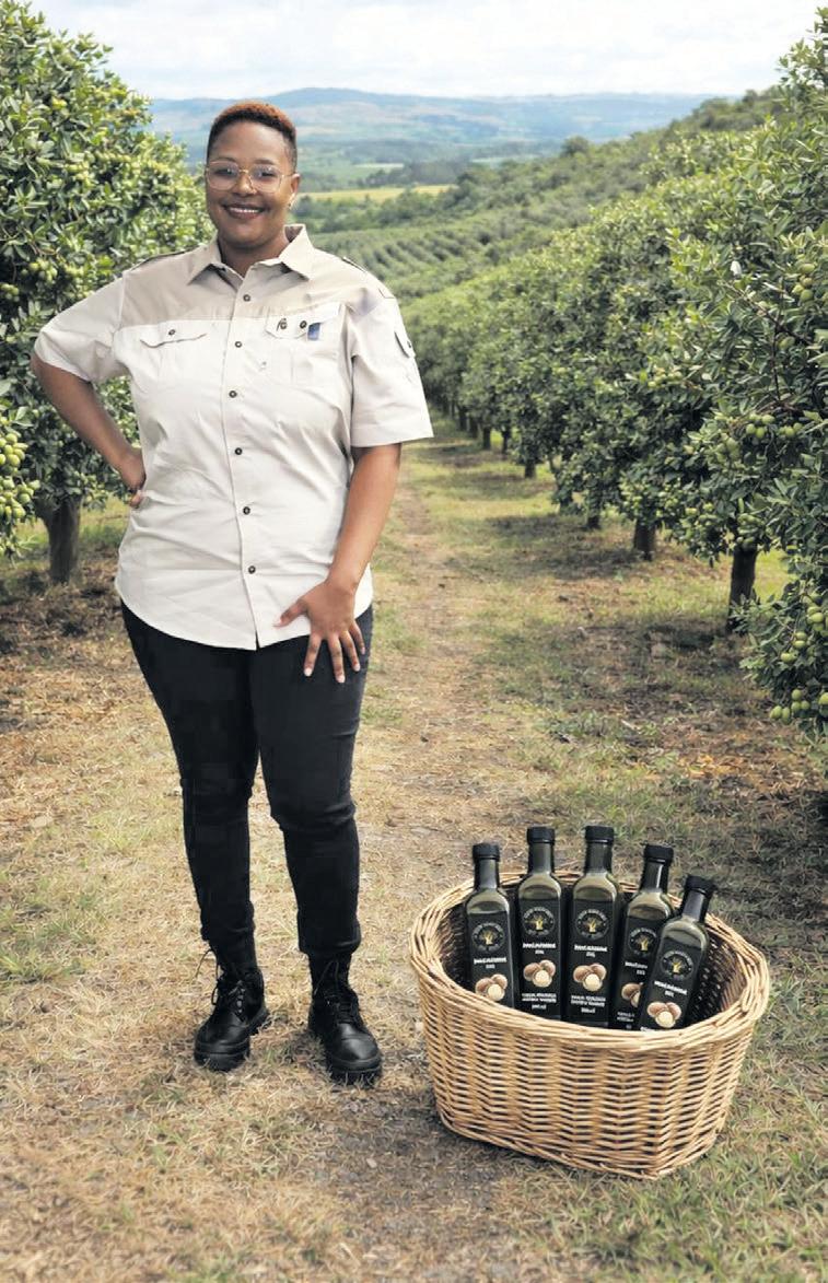 Macadamia cooking oil adds flavour to her recipe for success