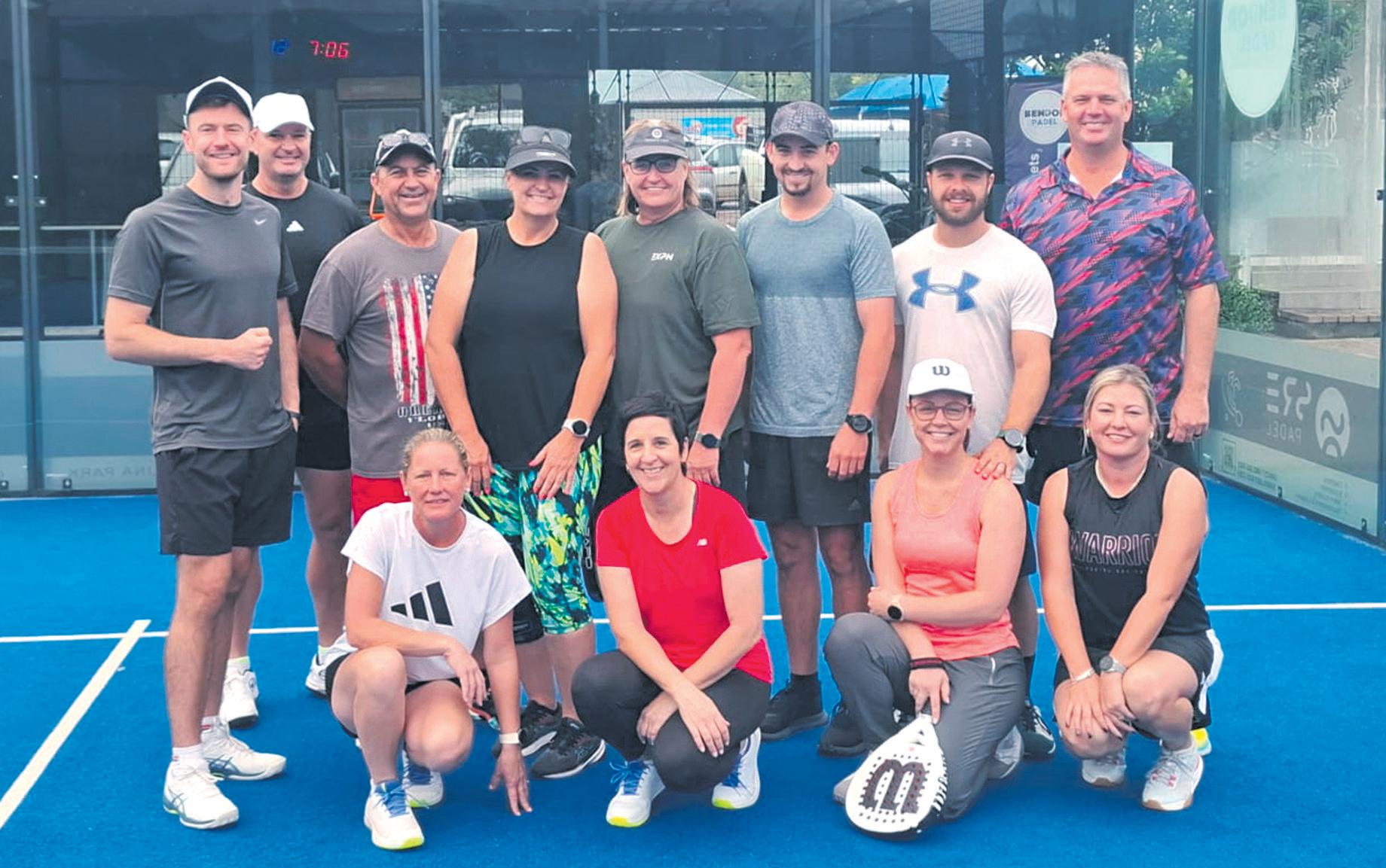 Padel power on perfect point