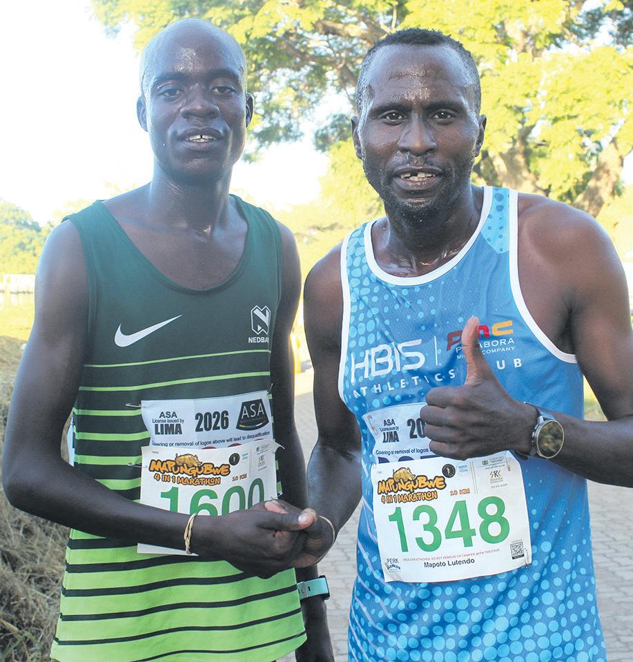 Runners take part in Mapungubwe 4-in-1