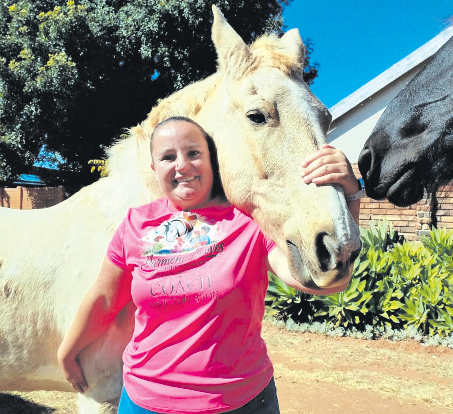 Healing through interaction with horses at Harmony Hooves