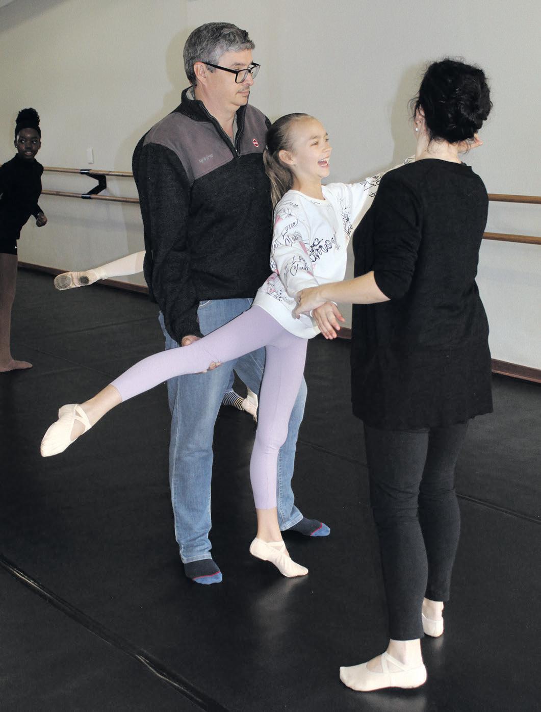 Dads take centre stage at 'Daddy and Me' ballet