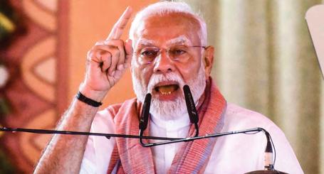 अब आतंकियों की 'बची खुची जमीन को भी मिट्टी में मिलाने' का समय आ गया है : मोदी