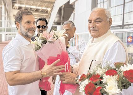 राहुल ने कांग्रेस की हरियाणा इकाई में जान फूंकने के लिए नेताओं से मुलाकात कीं