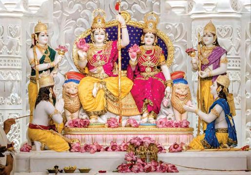 राम मंदिर में 'राजा राम' और अन्य देव विग्रहों की प्राण-प्रतिष्ठा हुई