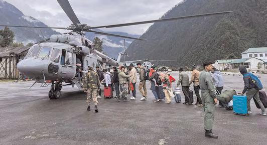 उत्तरी सिक्किम में बचाव अभियान फिर शुरू, 44 और लोगों को निकाला गया