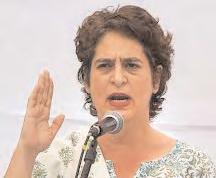 प्रियंका गांधी ने बिहार में लिंगानुपात में गिरावट को लेकर राजग सरकार पर साधा निशाना