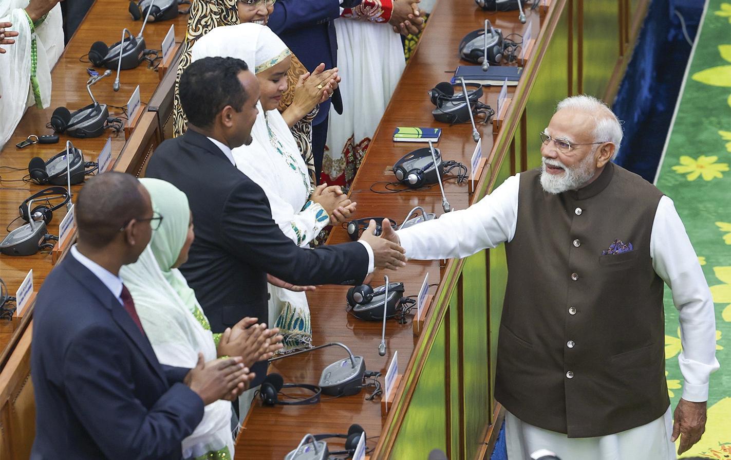 भारत और इथियोपिया क्षेत्रीय शांति और सुरक्षा के मामले में प्राकृतिक साझीदार है।