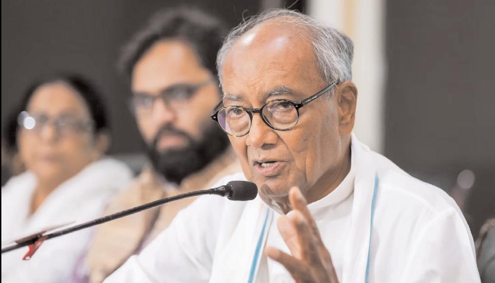 दिग्विजय सिंह ने की भाजपा की ‘संगठन शक्ति’ की तारीफ