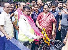 मुख्यमंत्री ने विकास कार्यों का किया उ‌द्घाटन