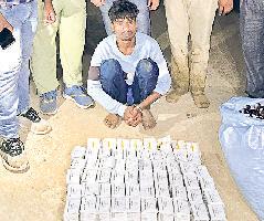 आबकारी टीम ने 2413 नशीले इंजेक्शनों के विरुद्ध कार्रवाई की