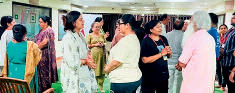 योग व ध्यान के माध्यम से स्वस्थ जीवन जीने किया प्रेरित, सुदर्शन क्रिया का कराया अभ्यास