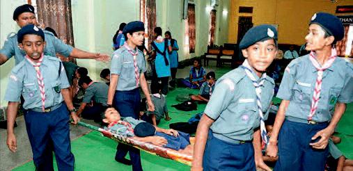 बच्चों ने सीखा अनुशासन और मिल जुलकर काम करने का सबक