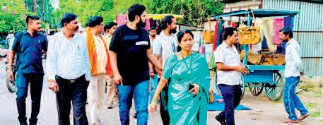 अतिक्रमण हटाने के बाद व्यवस्थापन के लिए निरीक्षण, गुमटी लगवाने की योजना
