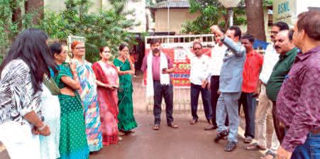 2017 से नहीं मिला तीसरा मानदेय, नाराज बीएसएनएल कर्मचारियों ने किया प्रदर्शन