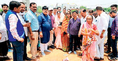 महापौर ने किया भागीरथ सोनकर मार्ग का लोकार्पण
