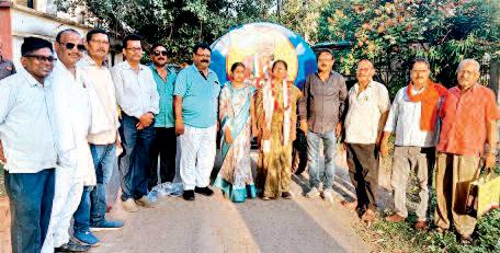 कर्णेश्वर ट्रस्ट को पानी टैंकर मिला