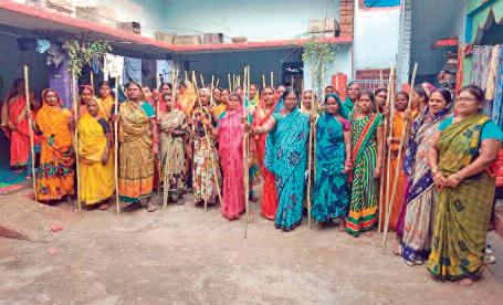 बगदेही में शराबबंदी की पहल महिला कमांडो की हुई तैनाती