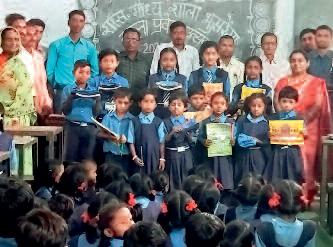 भूसरेंगा में शाला प्रवेश उत्सव मनाया गया