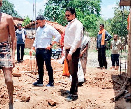 छुरा सीईओ ने आवास योजनाओं का किया औचक निरीक्षण, दिए निर्देश