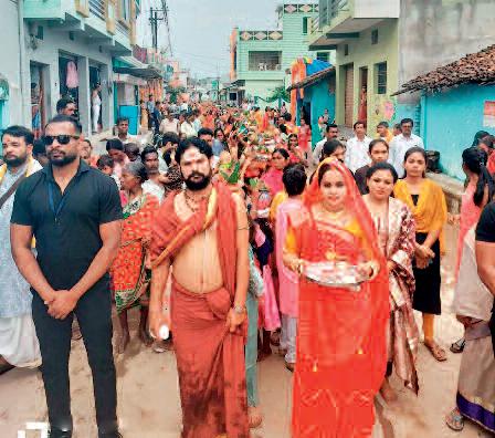 अमलीपदर में निकली भव्य कलश यात्रा