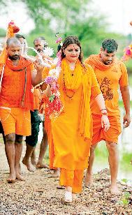 पंडरिया विधायक भावना ने अमरकंटक से भोरमदेव तक की 151 किमी की कांवड़ यात्रा