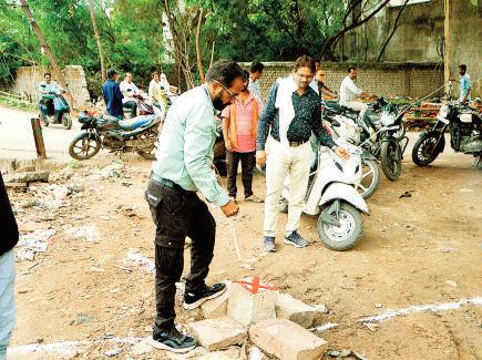 सीमांकन के लिए दिन भर पाइंट खोजती रही, एक इंच भी काम नहीं, वापस लौटी टीम