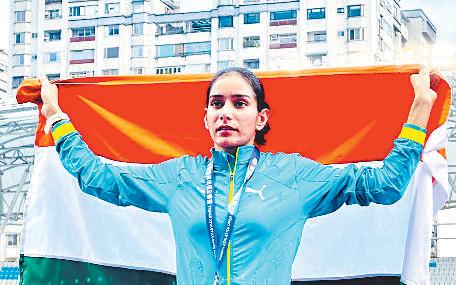 पूजा ने ताइवान एथलेटिक्स ओपन में रचा इतिहास, भारत को दिलाया सोना