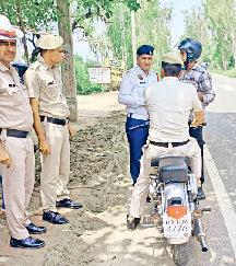 बुलेट के पटाखे छोड़ने पर 32.500 हजार का चालान