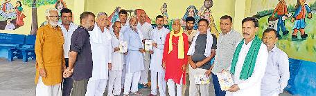गोशाला उद्घाटन एवं प्रतिमा अनावरण समारोह कल, ग्रामीणों को दिया निमंत्रण