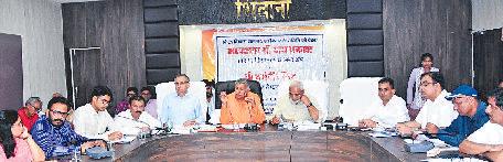धर्मबीर और जेपी ने की विकास कार्यों की समीक्षा
