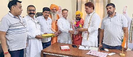 राज्यसभा सांसद बराला ने धर्मशाला निर्माण के लिए 11 लाख रुपये देने की घोषणा की
