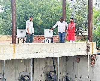 नप चेयरमैन सैनी ने पानी निकासी की व्यवस्थाओं का किया निरीक्षण