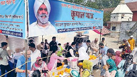 बस स्टैंड पर 34 दिवसीय प्याऊ सेवा संपन्न