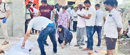 सजुमा में सिर-चेहरे पर ईंटों से वार कर मजदूर को उतारा मौत के घाट