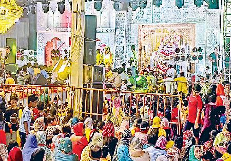 खाटू नरेश श्याम प्रभु के जयकारों से गूंजा जींद श्रद्धालुओं ने श्याम बाबा के समक्ष माथा टेक सभी की खुशहाली की मन्नतें मांगी