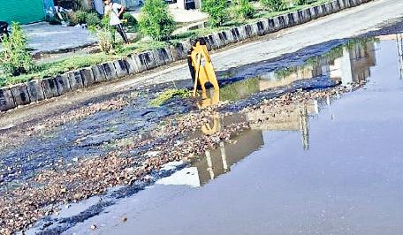 कैथल रोड बना जलभराव का गड्डा, मुसीबत