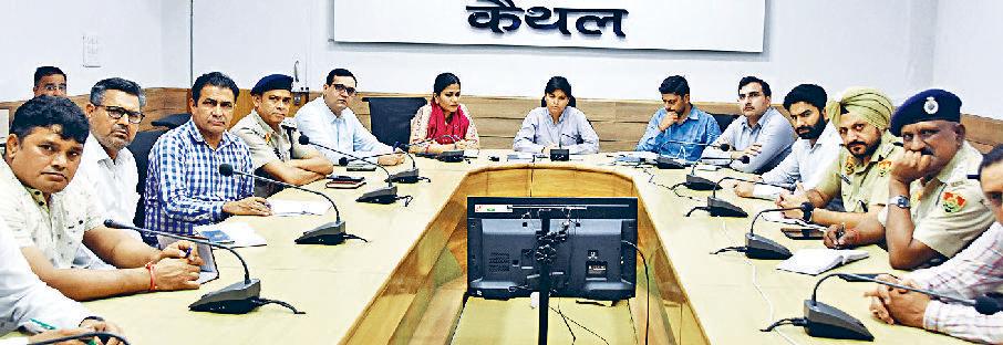 कैथल मैराथन को लेकर तैयारियां पूरी रखें अधिकारीः डीसी प्रीति