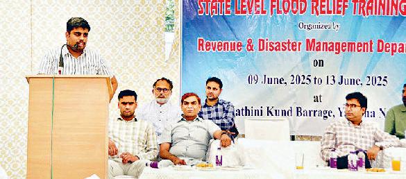 पांच दिवसीय राज्यस्तरीय बाढ़ राहत प्रशिक्षण शिविर का आगाज