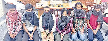 साइबर ठगी के दो मामलों में छह आरोपी गिरफ्तार