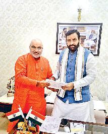 करनाल विधायक ने सीएम से की विकास कार्यों पर चर्चा