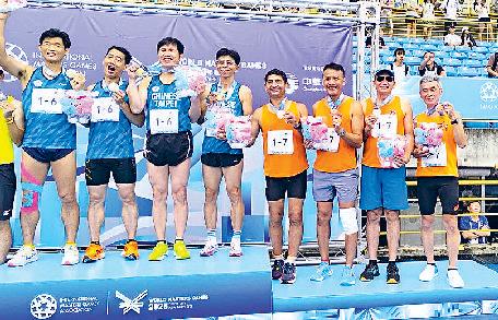 राजेश खन्ना ने वर्ल्ड मास्टर्स गेम्स में जीता कांस्य पदक