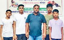विद्यार्थियों को नशा न करने की दिलाई शपथ कृष ने फ्रीस्टाइल कुश्ती में जीता स्वर्ण
