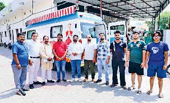 62 मरीजों की निःशुल्क जांच और 16 लोगों के किए रक्त एवं यूरिन टेस्ट