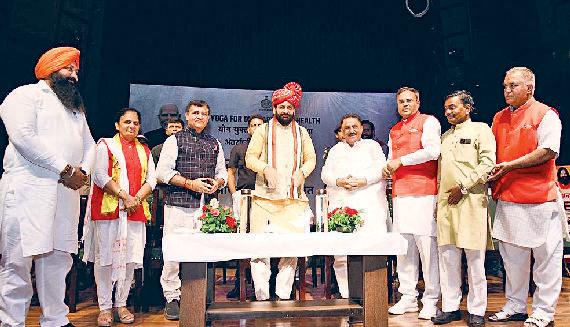 धर्मक्षेत्र-कुरुक्षेत्र को योग की भूमि के रूप में विश्व के मानचित्र पर जानेंगे: नायब सैनी