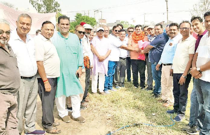 नागरिकों को हर साल बरसाती पानी से होता है नुकसान 6 करोड़ की लागत से बनने वाले डिस्पोजल प्लांट का निर्माण शुरू