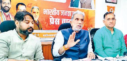 पीएम मोदी की 100 प्रतिशत संकल्प से सिद्धि की सरकार : कृष्णपाल गुर्जर